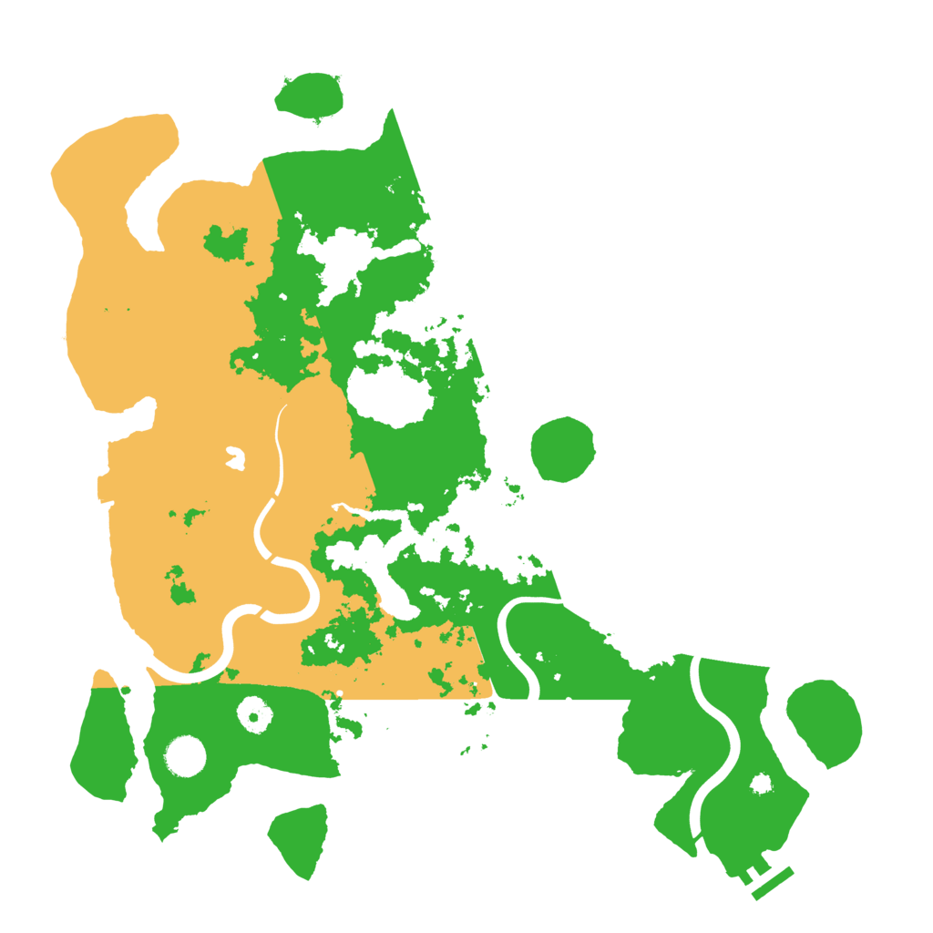 Biome Rust Map: Procedural Map, Size: 4000, Seed: 3084