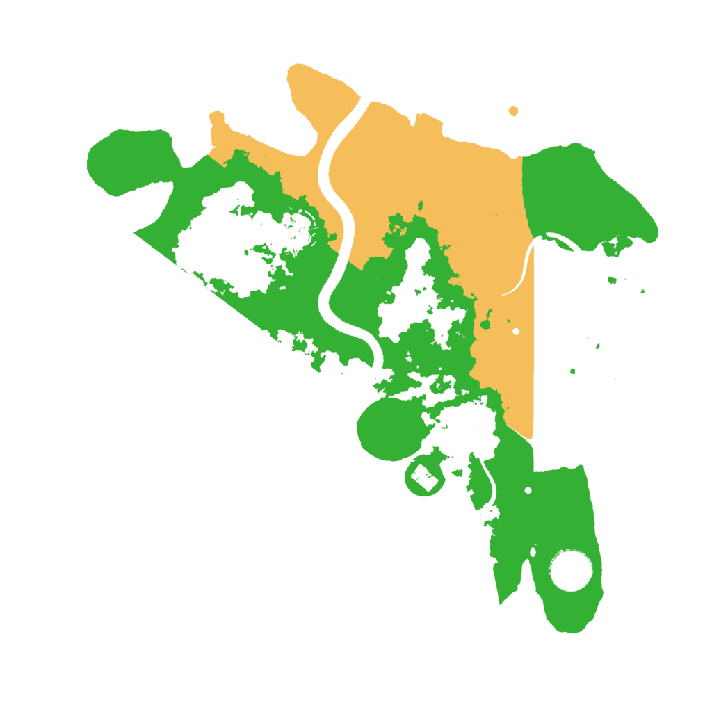 Biome Rust Map: Procedural Map, Size: 3000, Seed: 813976