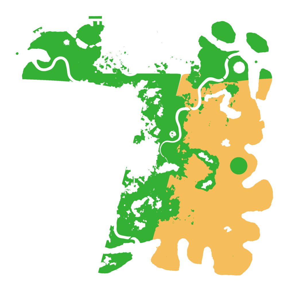 Biome Rust Map: Procedural Map, Size: 4500, Seed: 8834