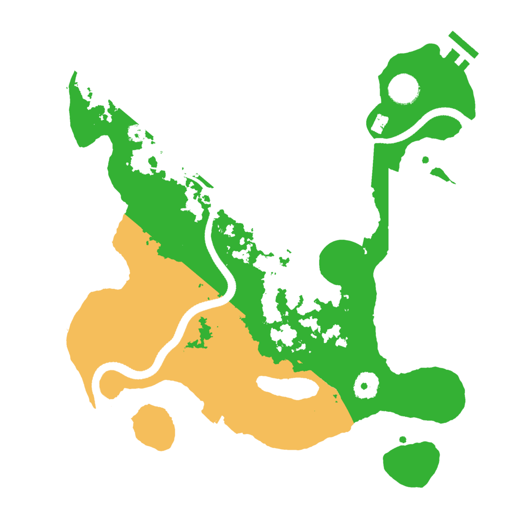 Biome Rust Map: Procedural Map, Size: 3000, Seed: 904046713
