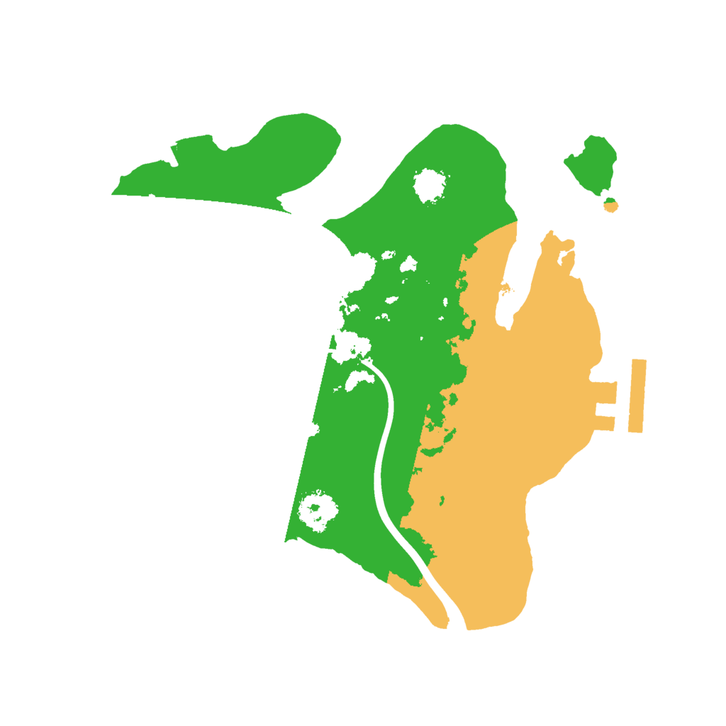 Biome Rust Map: Procedural Map, Size: 2000, Seed: 807458826