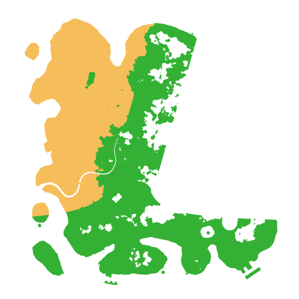 Biome Rust Map: Procedural Map, Size: 3500, Seed: 329134881