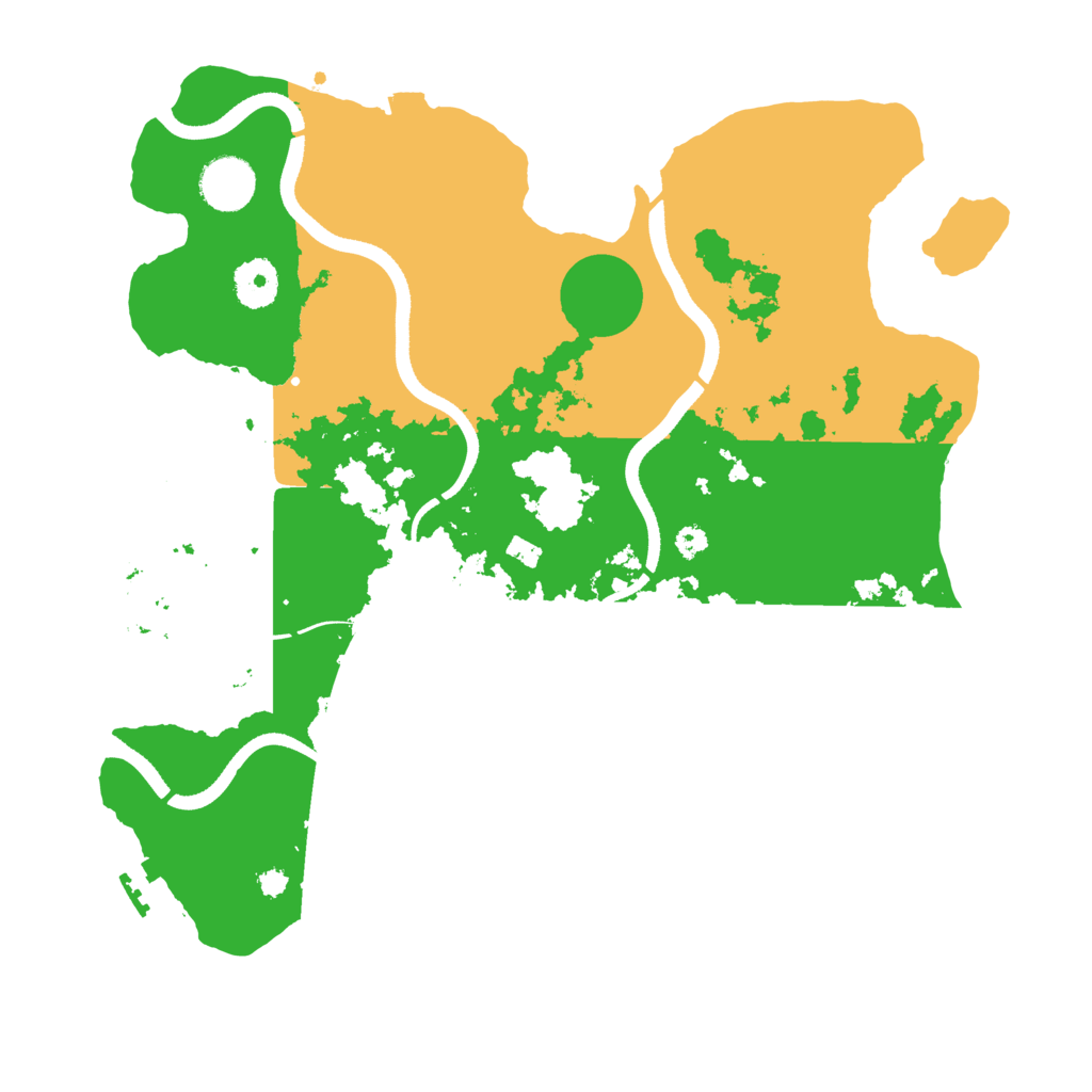 Biome Rust Map: Procedural Map, Size: 3500, Seed: 1211880588