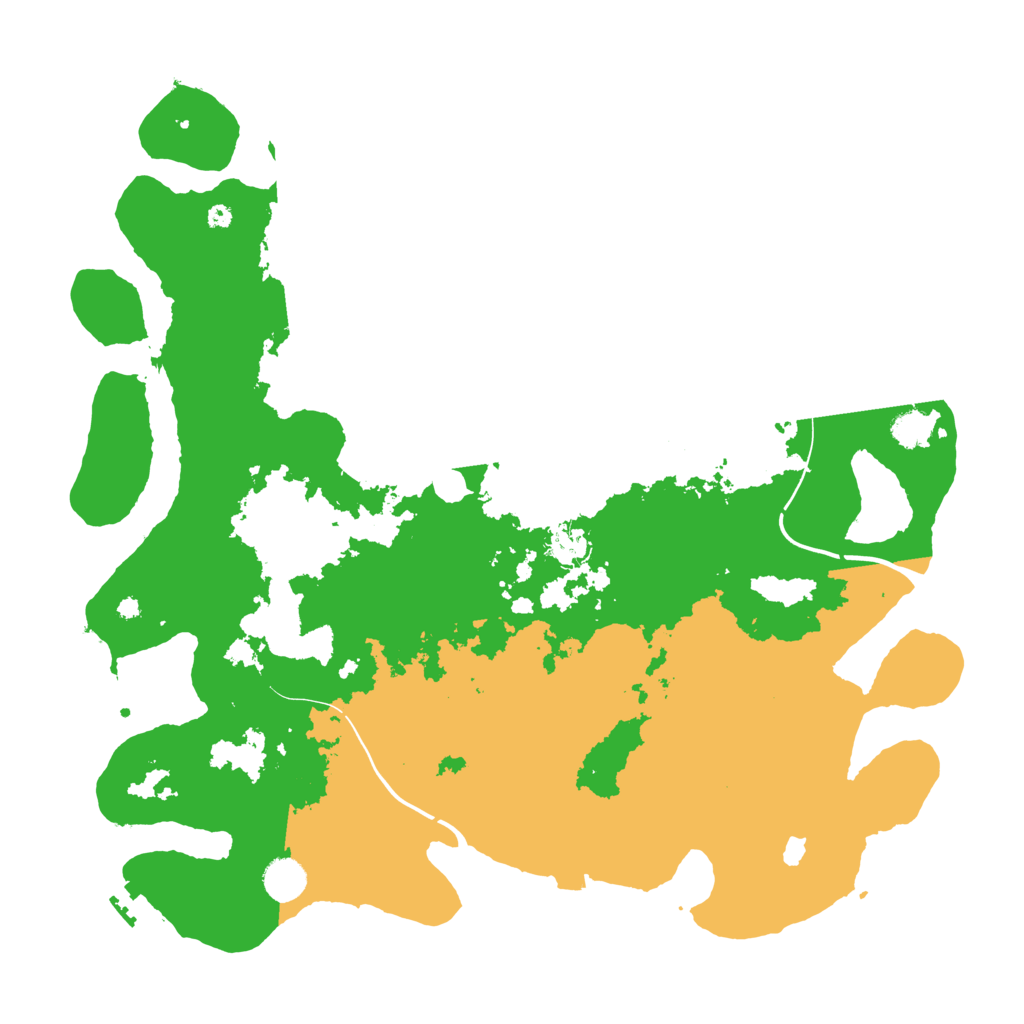 Biome Rust Map: Procedural Map, Size: 4250, Seed: 663889