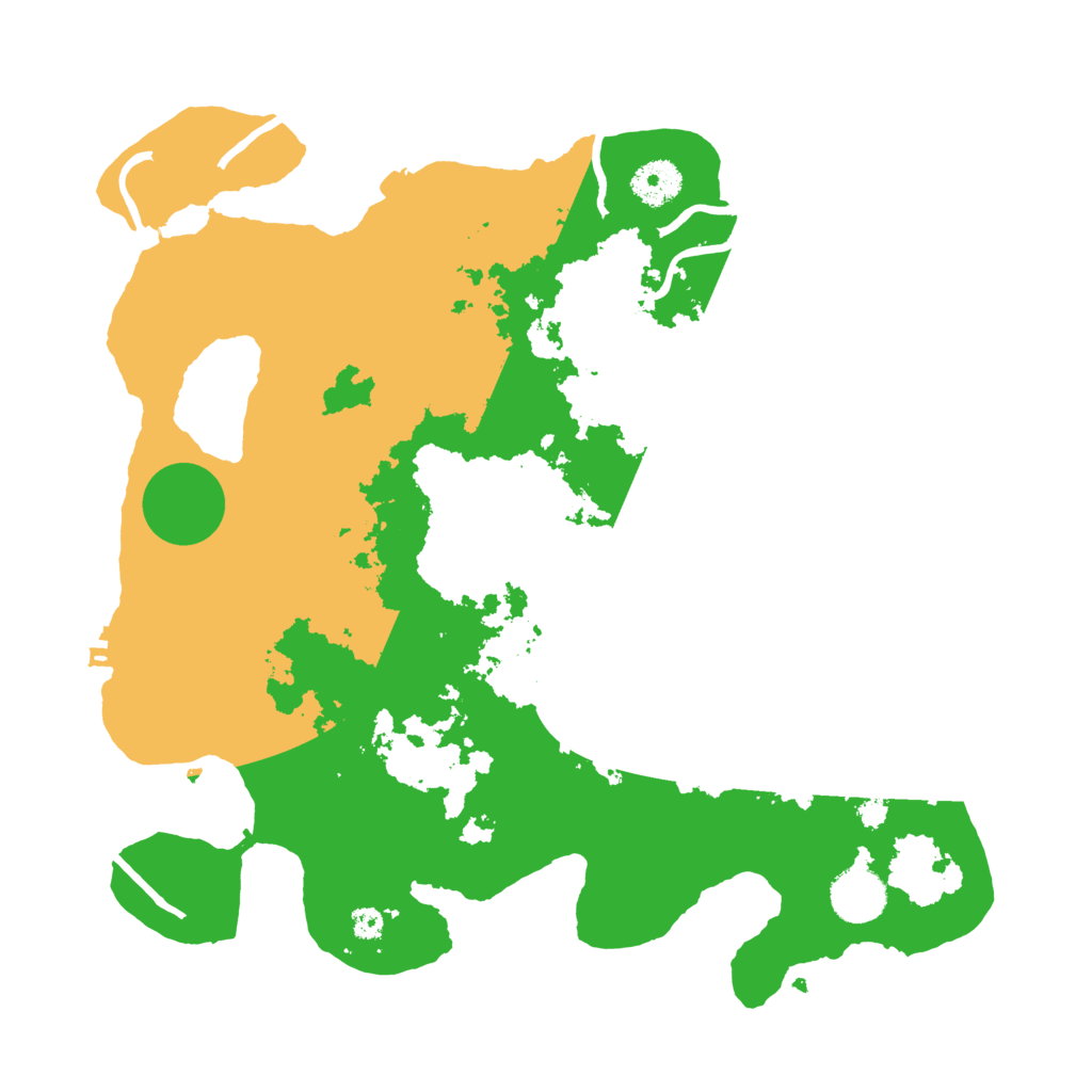 Biome Rust Map: Procedural Map, Size: 3500, Seed: 634623