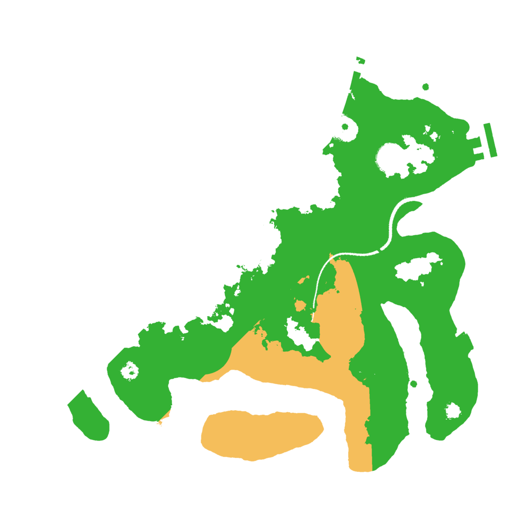 Biome Rust Map: Procedural Map, Size: 3000, Seed: 3453434