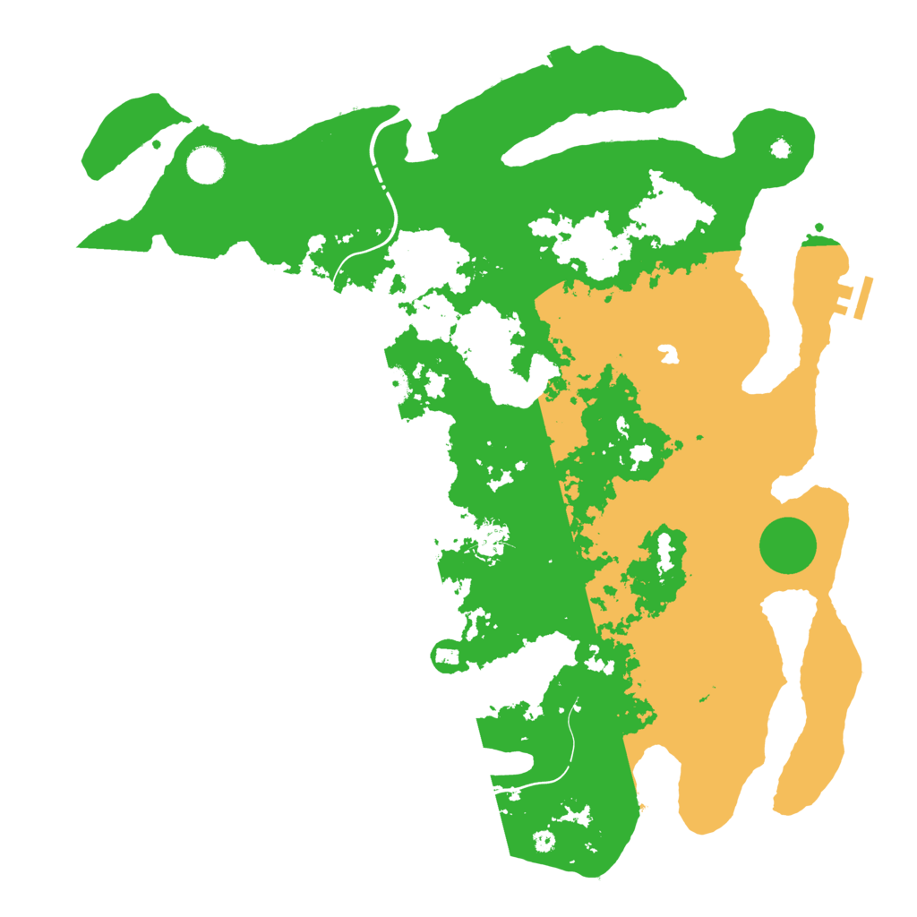 Biome Rust Map: Procedural Map, Size: 4250, Seed: 204065