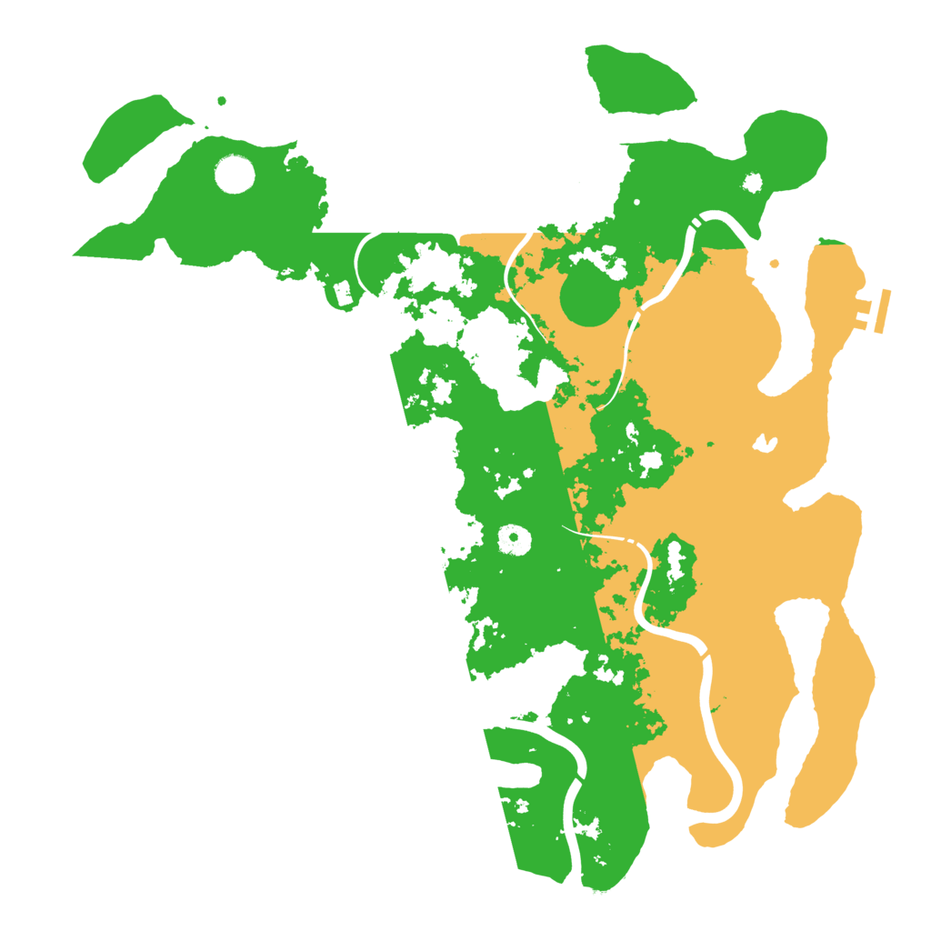Biome Rust Map: Procedural Map, Size: 4250, Seed: 204065