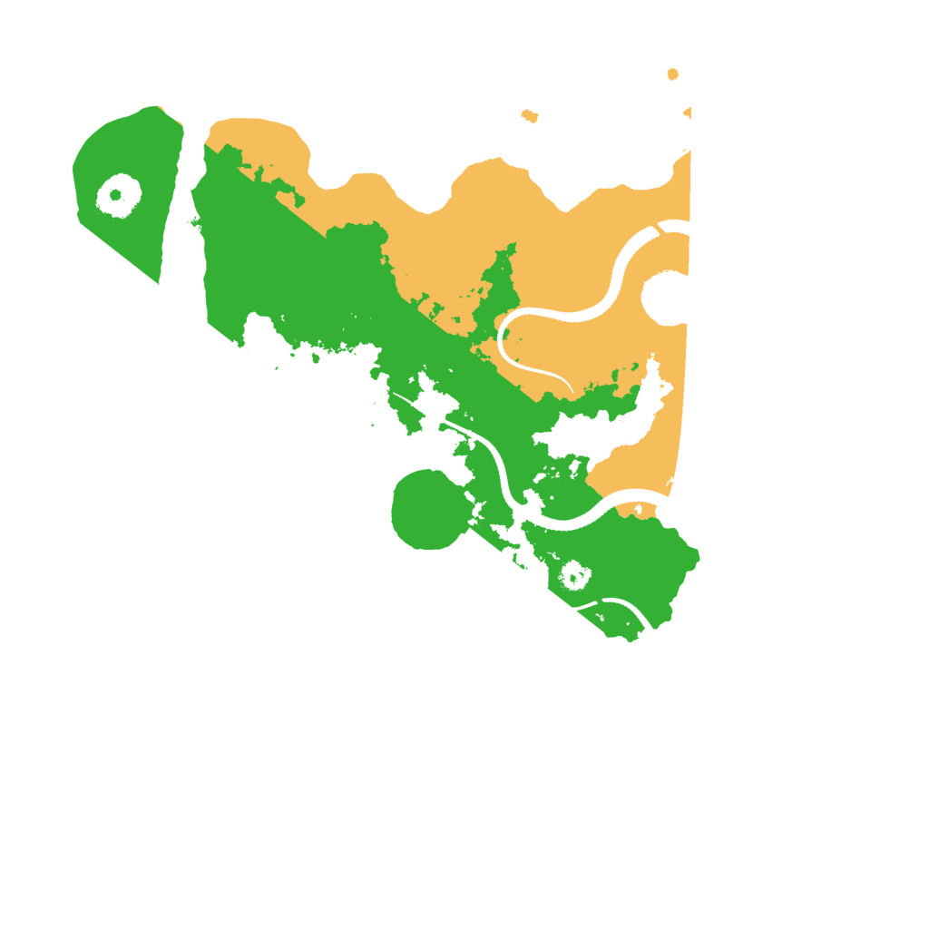 Biome Rust Map: Procedural Map, Size: 3250, Seed: 15632576