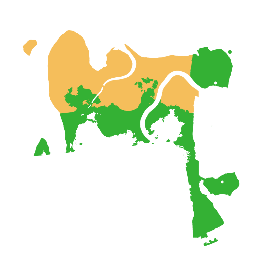 Biome Rust Map: Procedural Map, Size: 2750, Seed: 127420