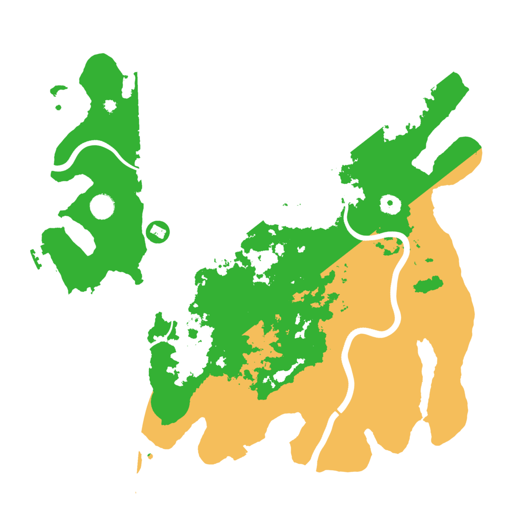 Biome Rust Map: Procedural Map, Size: 3750, Seed: 37428275