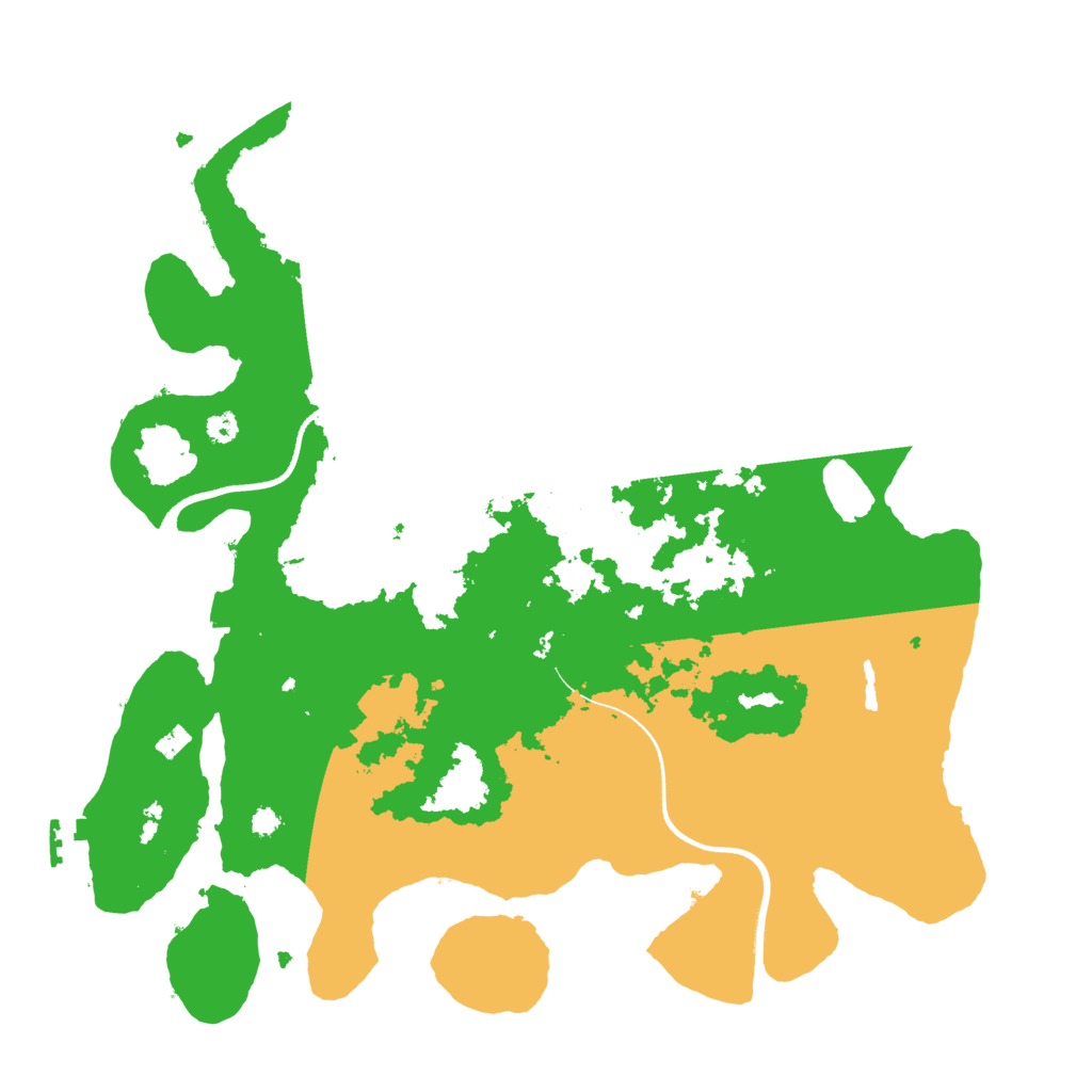Biome Rust Map: Procedural Map, Size: 3500, Seed: 971651383