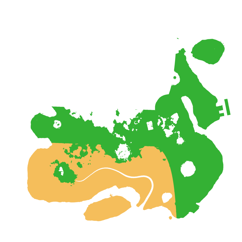 Biome Rust Map: Procedural Map, Size: 3000, Seed: 5251297