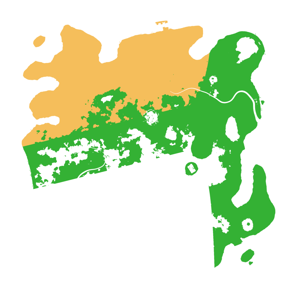 Biome Rust Map: Procedural Map, Size: 3700, Seed: 1840576069