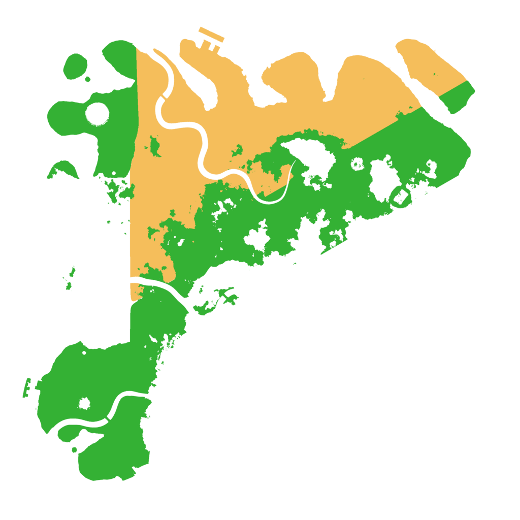 Biome Rust Map: Procedural Map, Size: 3950, Seed: 822682
