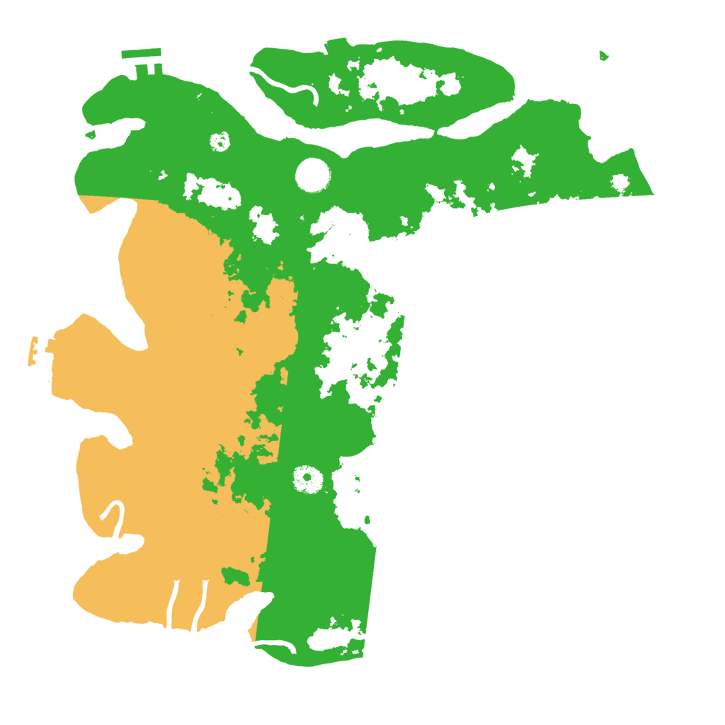 Biome Rust Map: Procedural Map, Size: 3700, Seed: 2926519