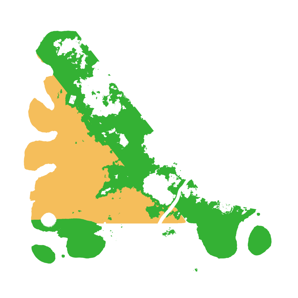 Biome Rust Map: Procedural Map, Size: 3700, Seed: 1061813888