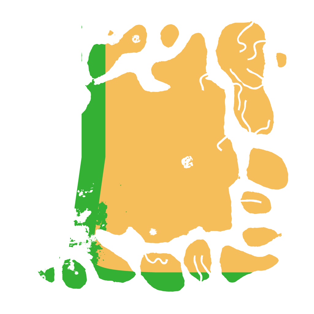 Biome Rust Map: Procedural Map, Size: 3950, Seed: 166959