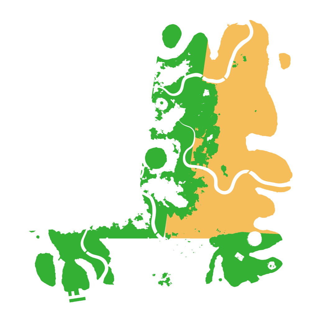Biome Rust Map: Procedural Map, Size: 3950, Seed: 166959
