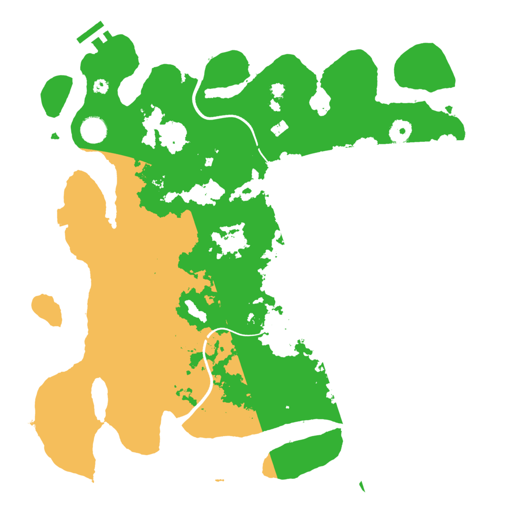 Biome Rust Map: Procedural Map, Size: 3500, Seed: 564666323