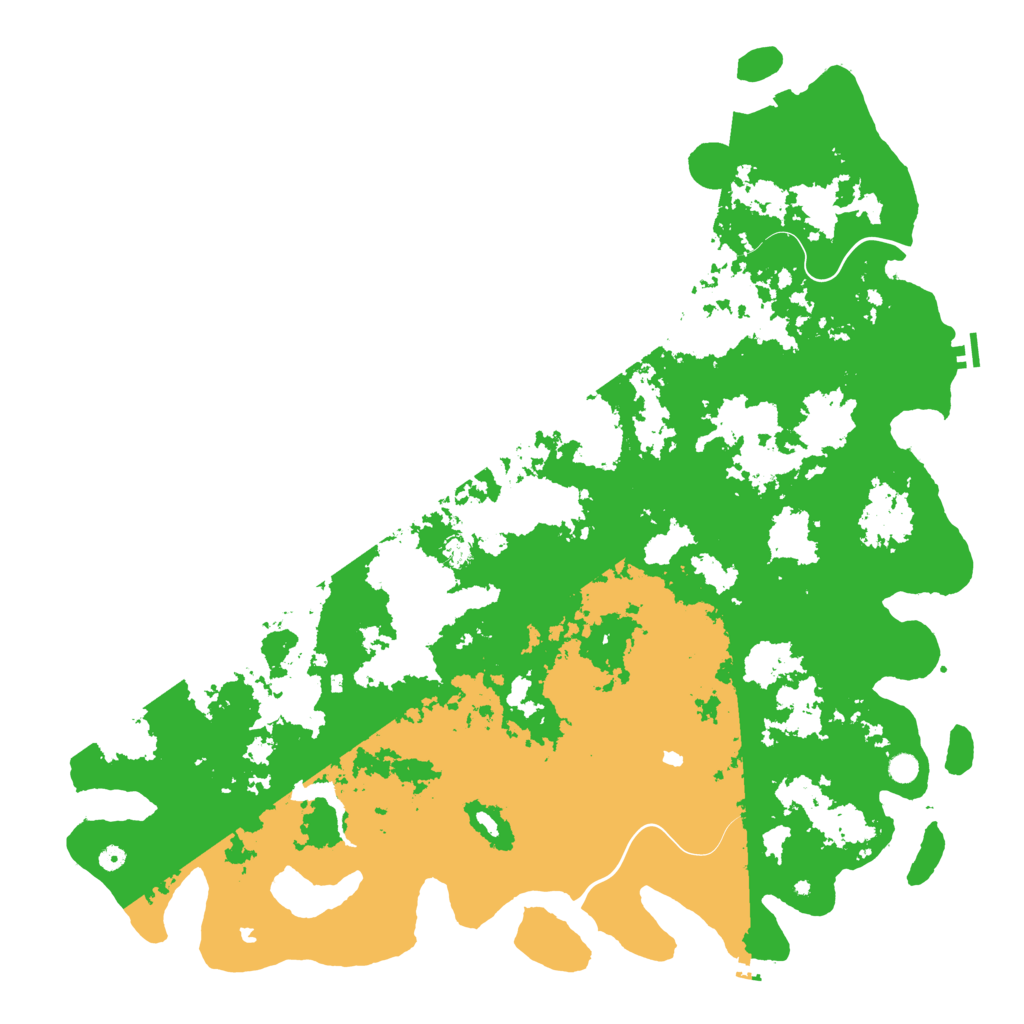 Biome Rust Map: Procedural Map, Size: 6000, Seed: 1162251857