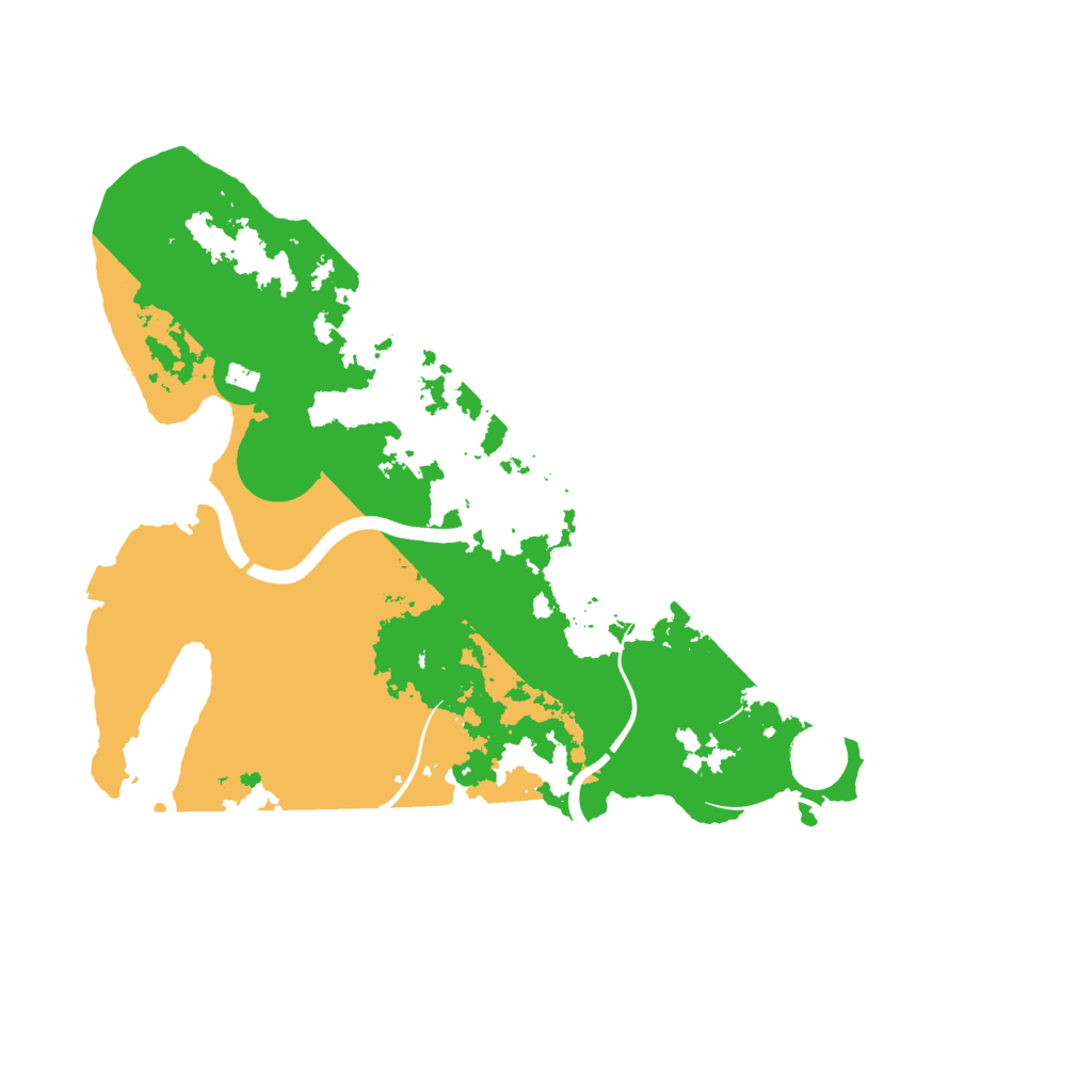 Biome Rust Map: Procedural Map, Size: 3600, Seed: 361679442