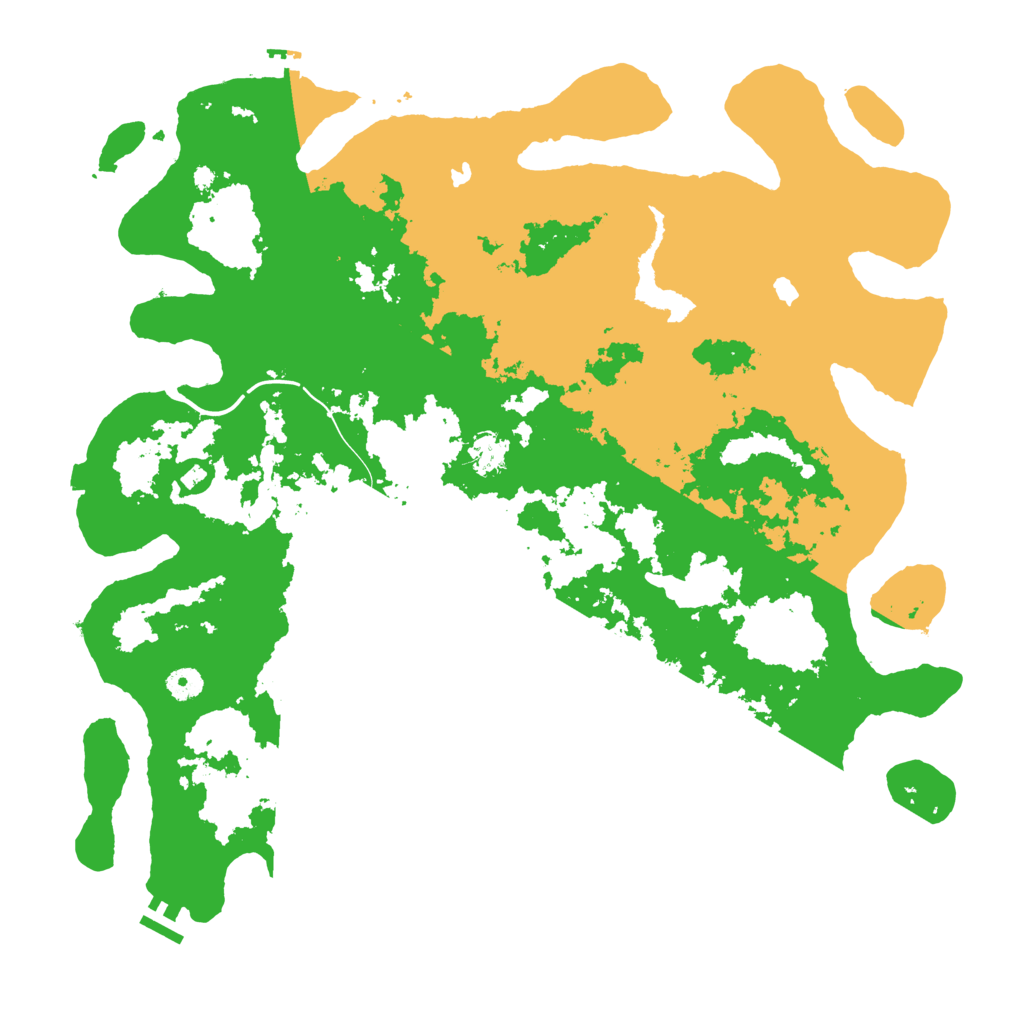 Biome Rust Map: Procedural Map, Size: 4500, Seed: 1404248529