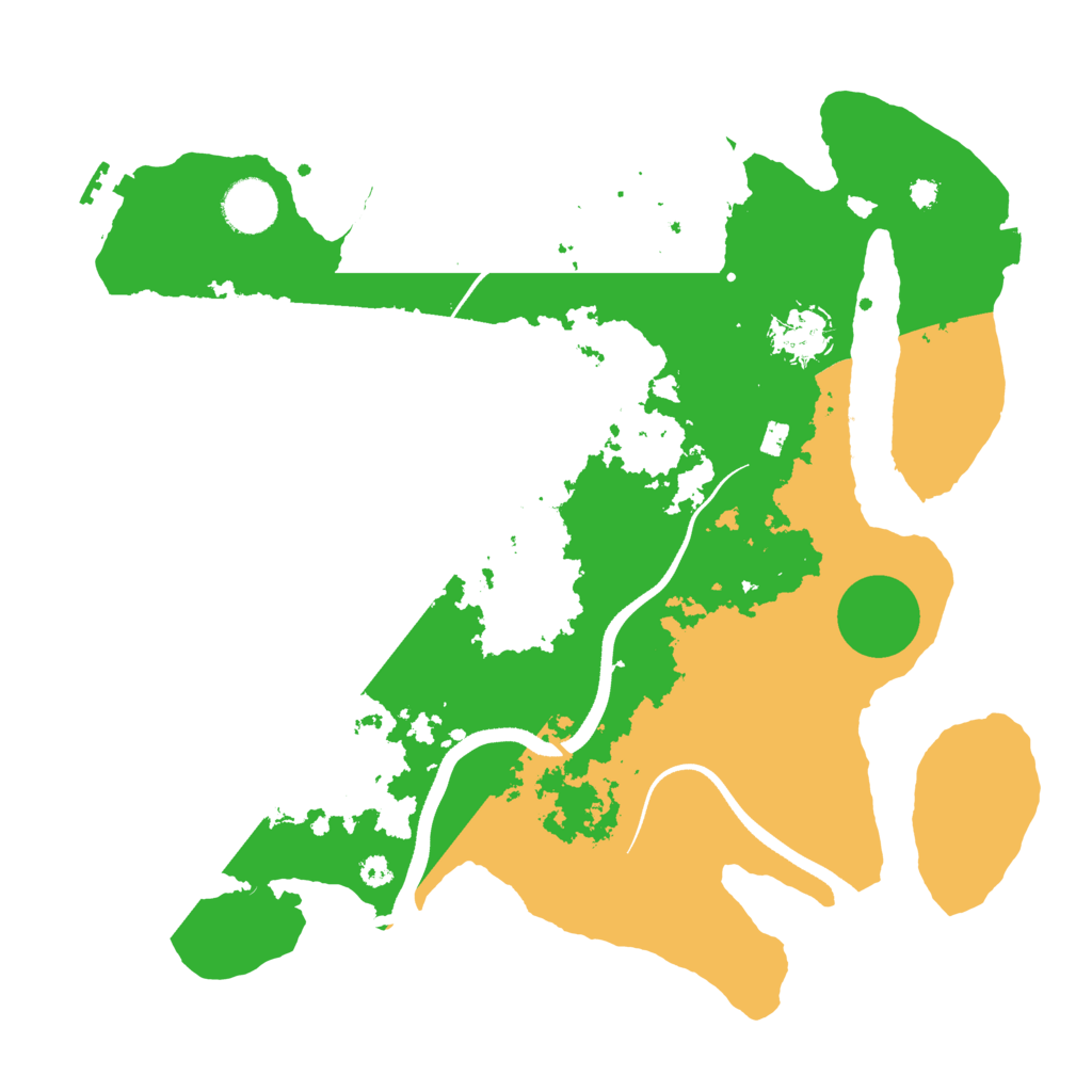 Biome Rust Map: Procedural Map, Size: 3500, Seed: 1659933898