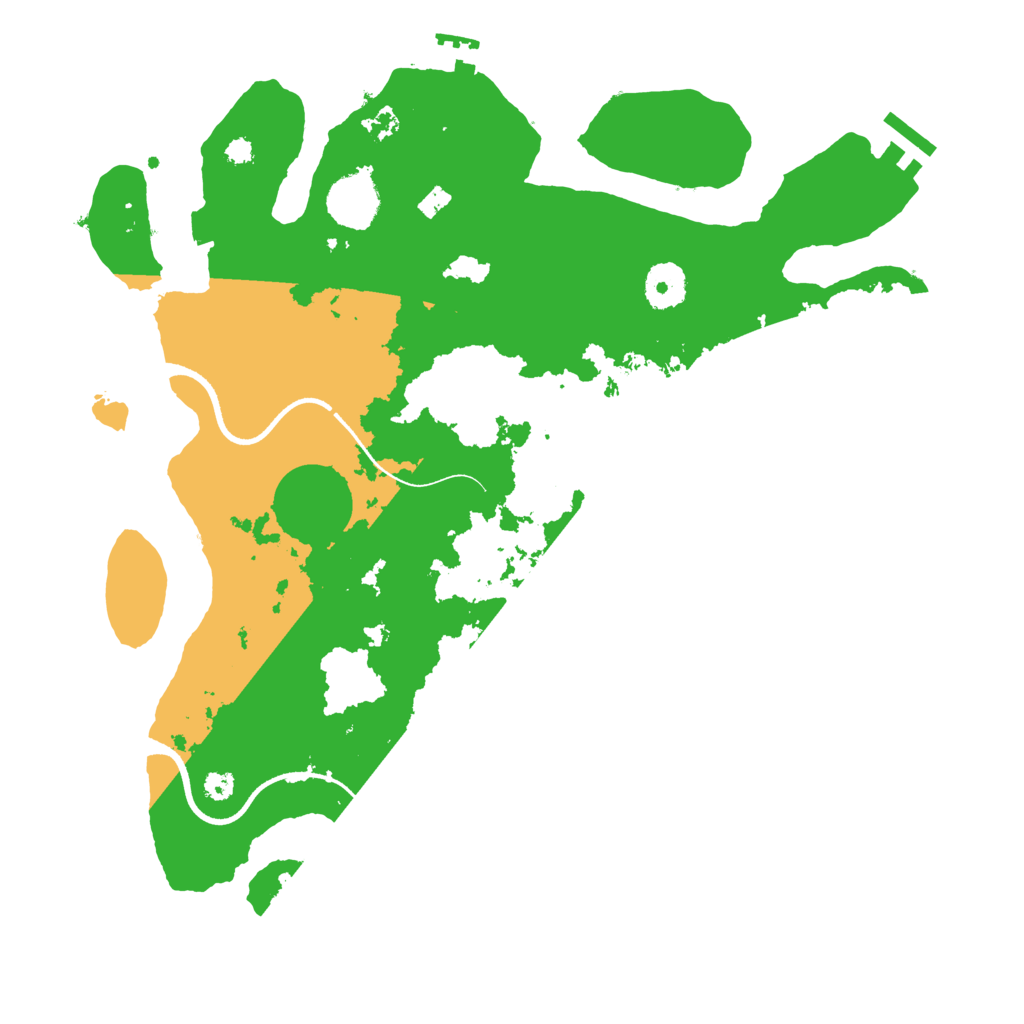 Biome Rust Map: Procedural Map, Size: 3500, Seed: 761283