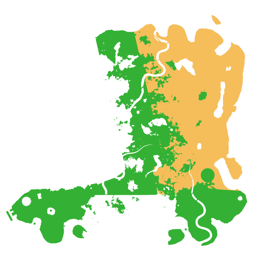 Biome Rust Map: Procedural Map, Size: 5000, Seed: 9573807