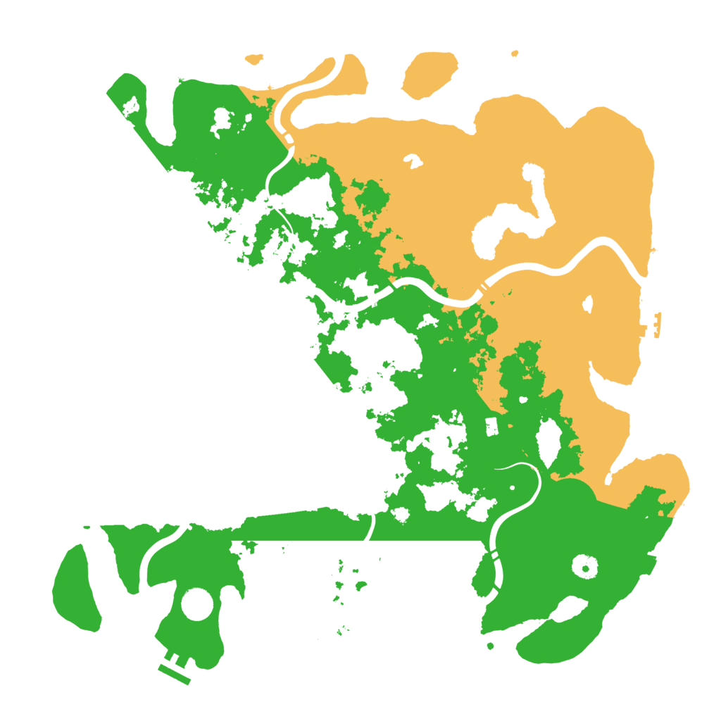 Biome Rust Map: Procedural Map, Size: 4250, Seed: 319063