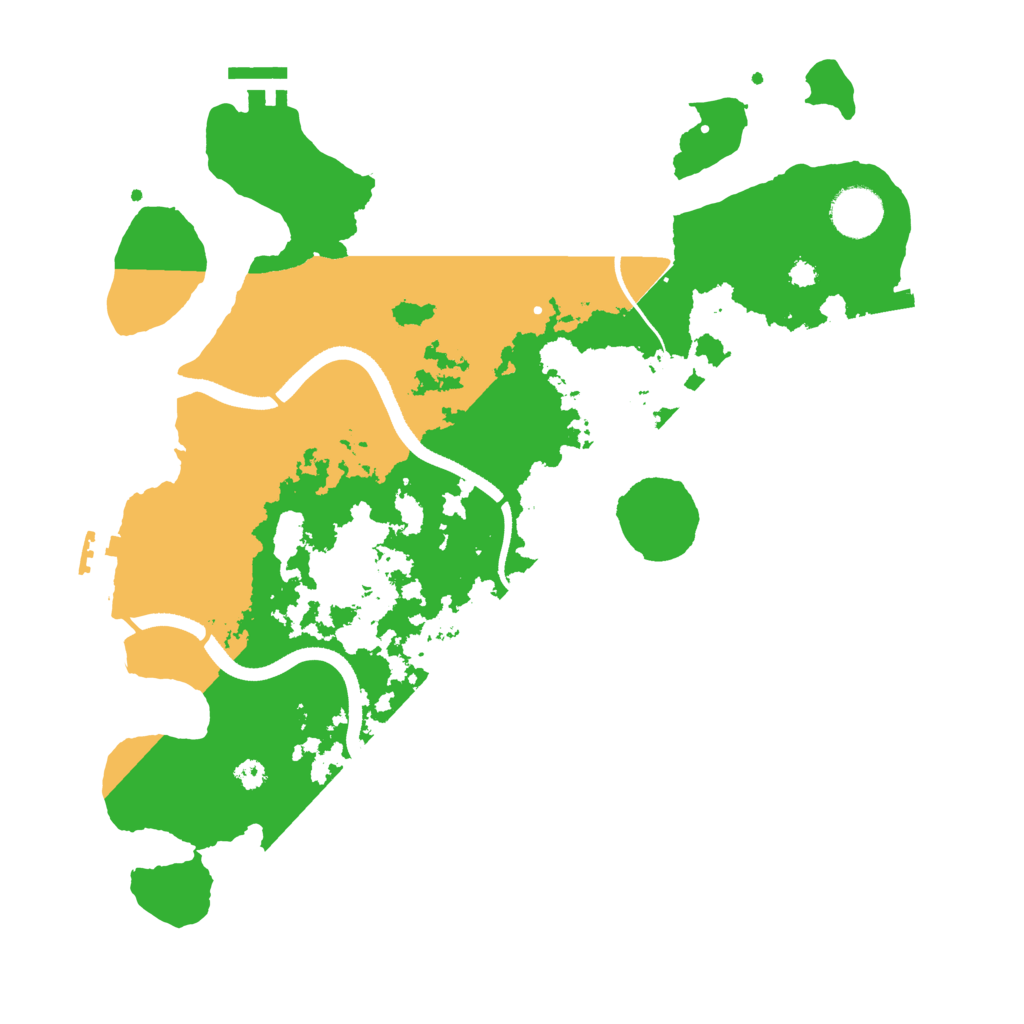 Biome Rust Map: Procedural Map, Size: 3500, Seed: 193740923