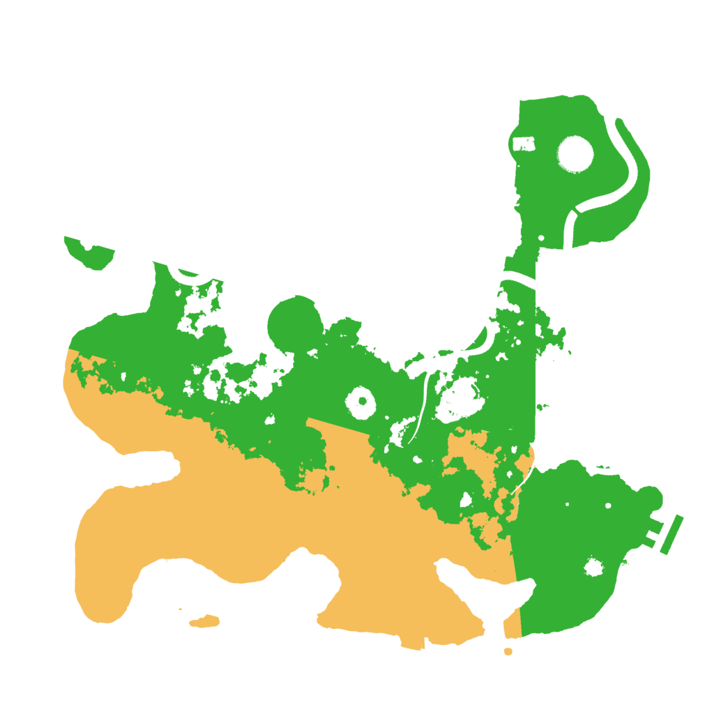 Biome Rust Map: Procedural Map, Size: 3497, Seed: 7094066
