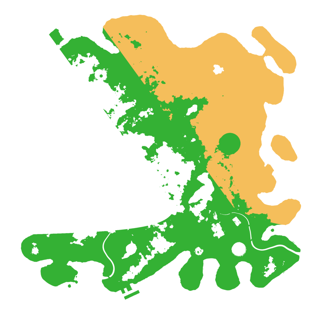 Biome Rust Map: Procedural Map, Size: 4000, Seed: 876472940