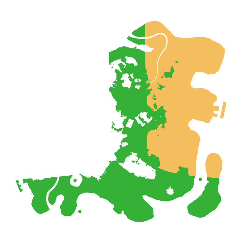 Biome Rust Map: Procedural Map, Size: 3000, Seed: 848119340