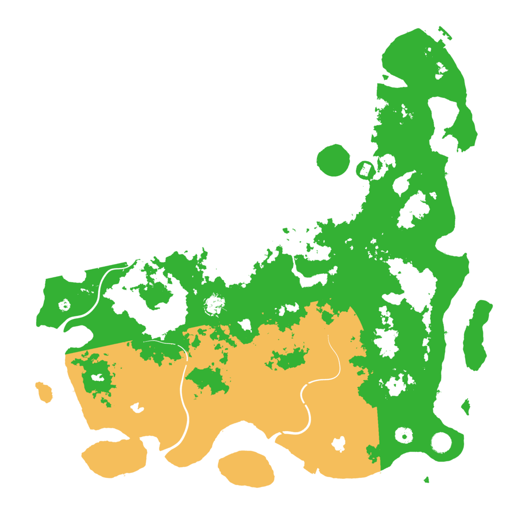 Biome Rust Map: Procedural Map, Size: 4500, Seed: 652979505