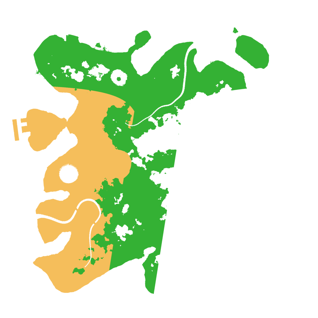 Biome Rust Map: Procedural Map, Size: 3000, Seed: 4716