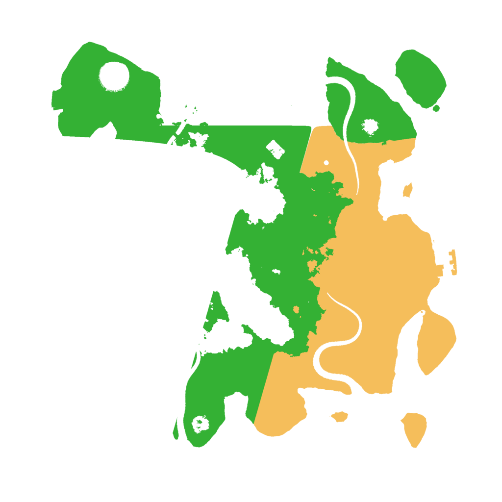 Biome Rust Map: Procedural Map, Size: 3000, Seed: 72958786