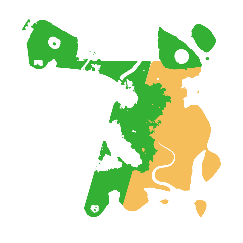 Biome Rust Map: Procedural Map, Size: 3000, Seed: 72958786