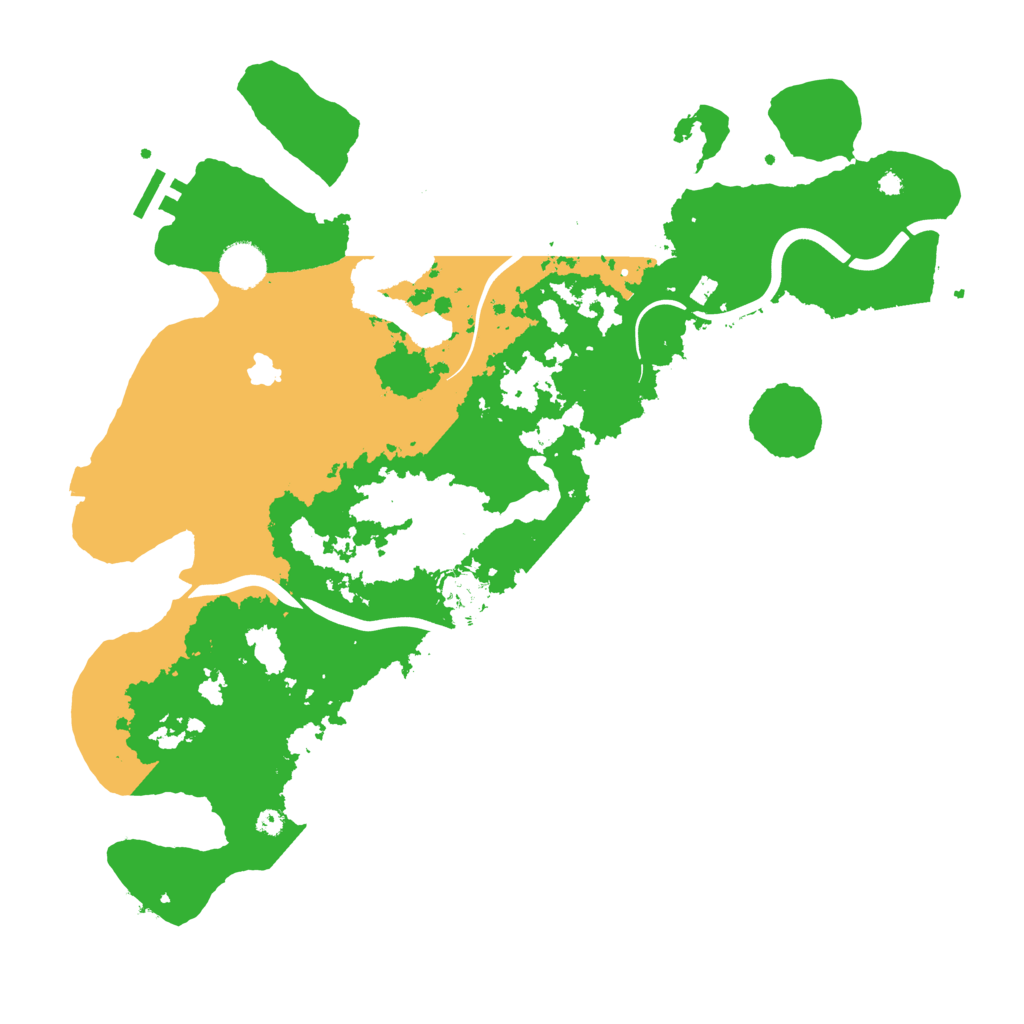 Biome Rust Map: Procedural Map, Size: 4000, Seed: 232323232