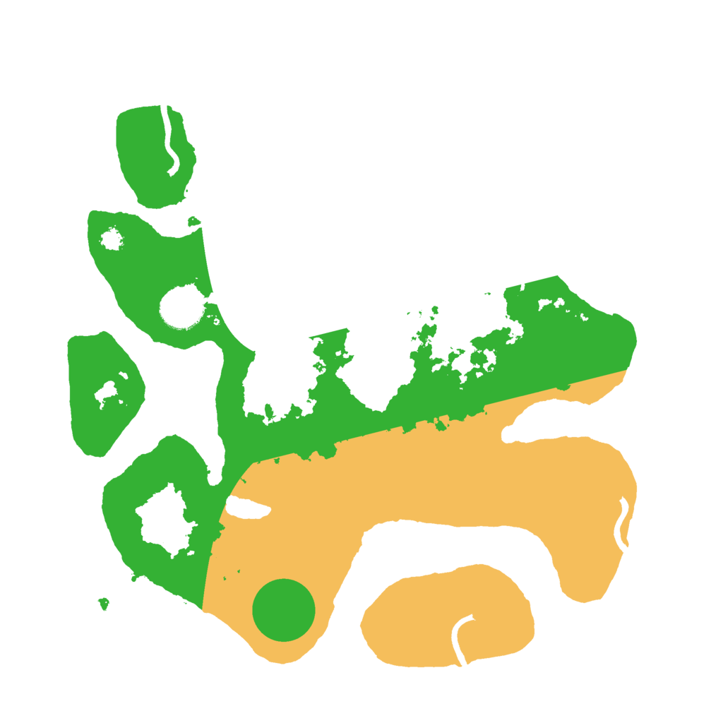 Biome Rust Map: Procedural Map, Size: 3040, Seed: 613293446