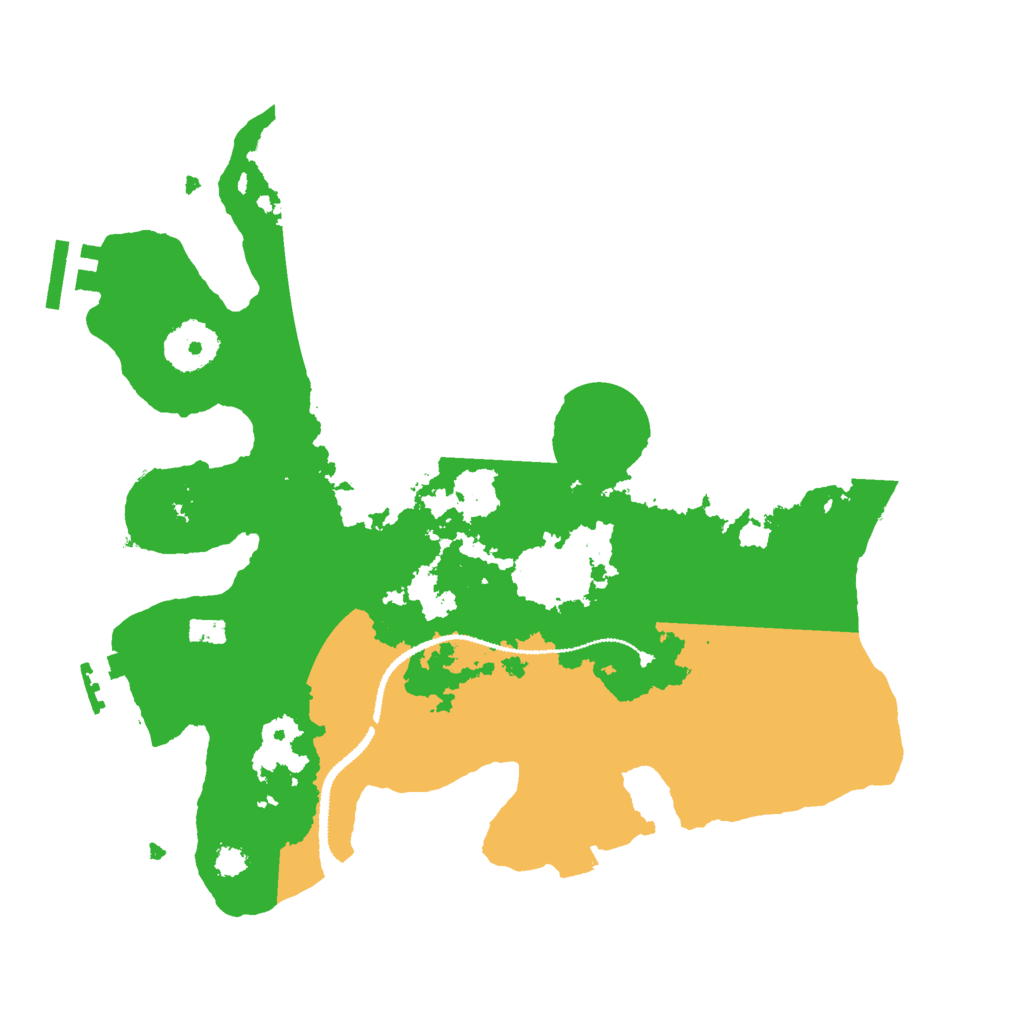 Biome Rust Map: Procedural Map, Size: 3000, Seed: 284450081