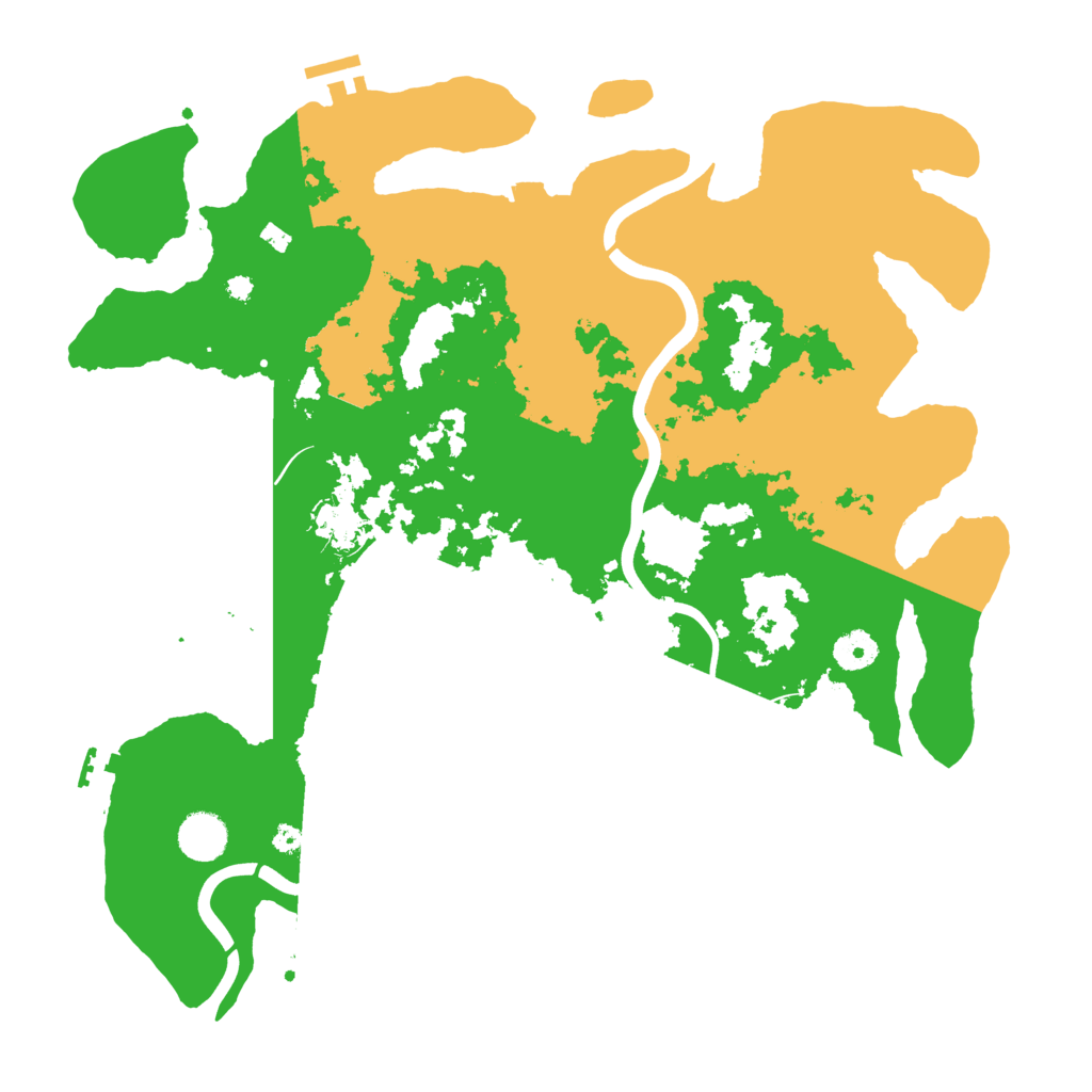 Biome Rust Map: Procedural Map, Size: 3950, Seed: 473495