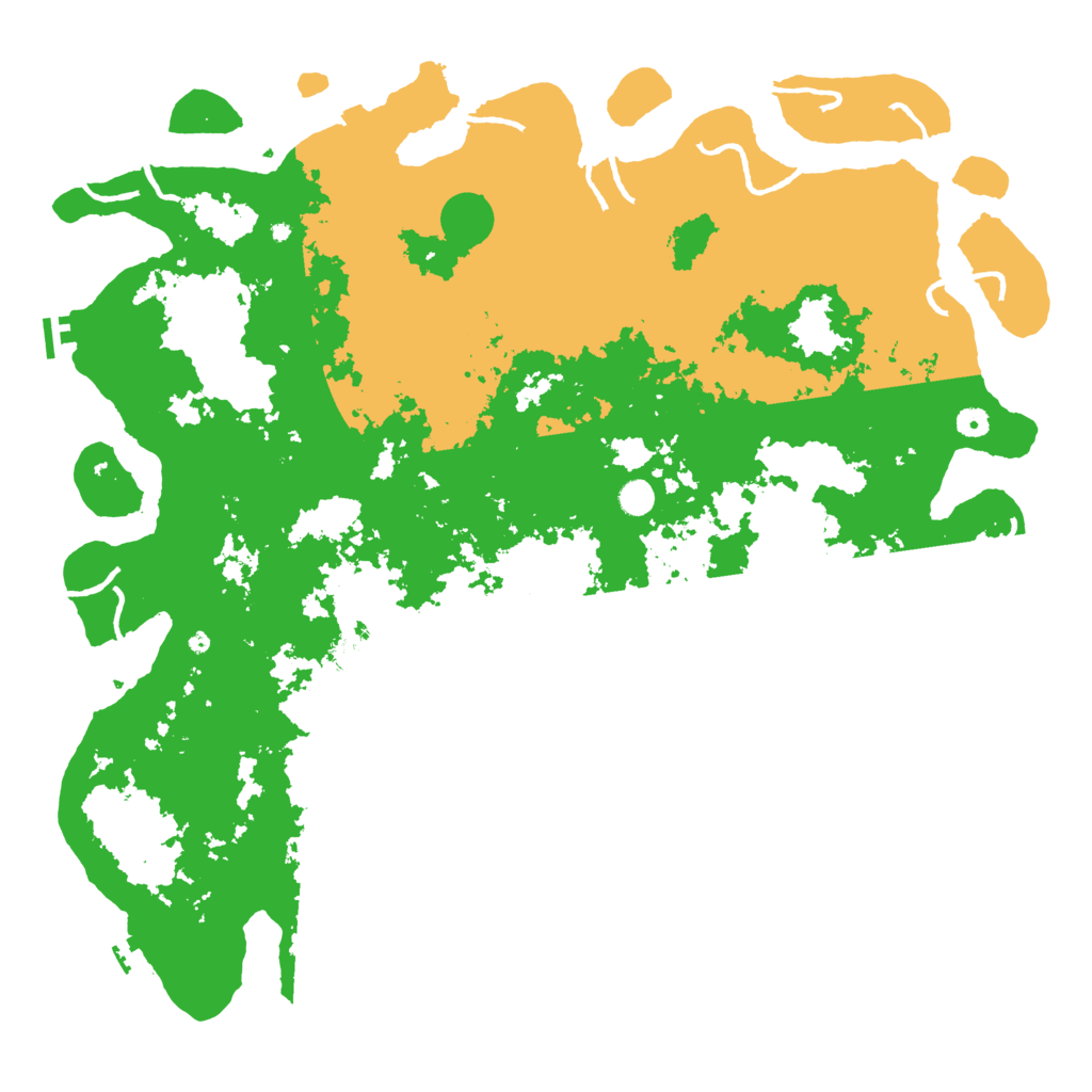 Biome Rust Map: Procedural Map, Size: 5400, Seed: 50000