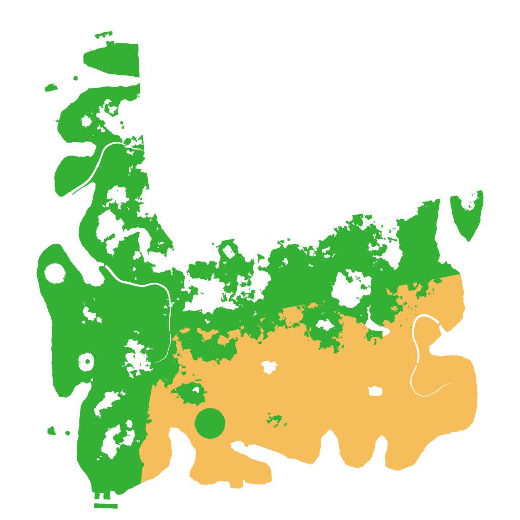 Biome Rust Map: Procedural Map, Size: 4500, Seed: 98113541