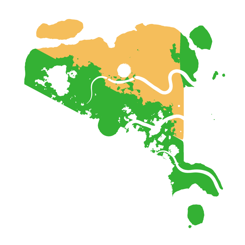 Biome Rust Map: Procedural Map, Size: 3250, Seed: 1209052517