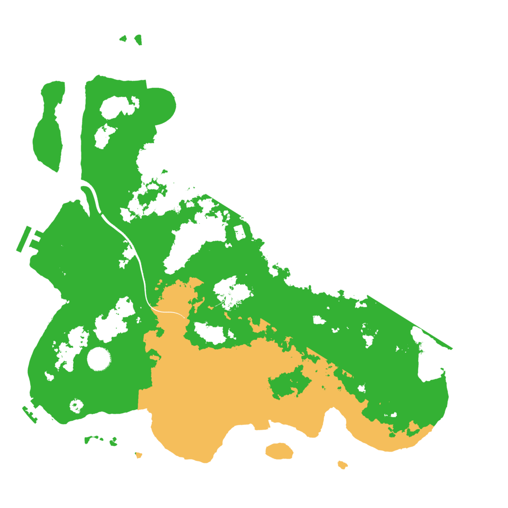 Biome Rust Map: Procedural Map, Size: 3800, Seed: 99394262