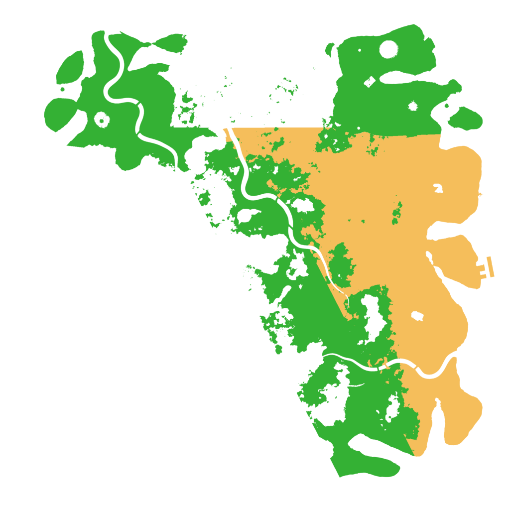 Biome Rust Map: Procedural Map, Size: 5000, Seed: 28499184