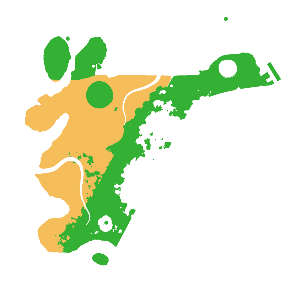 Biome Rust Map: Procedural Map, Size: 3000, Seed: 4524637