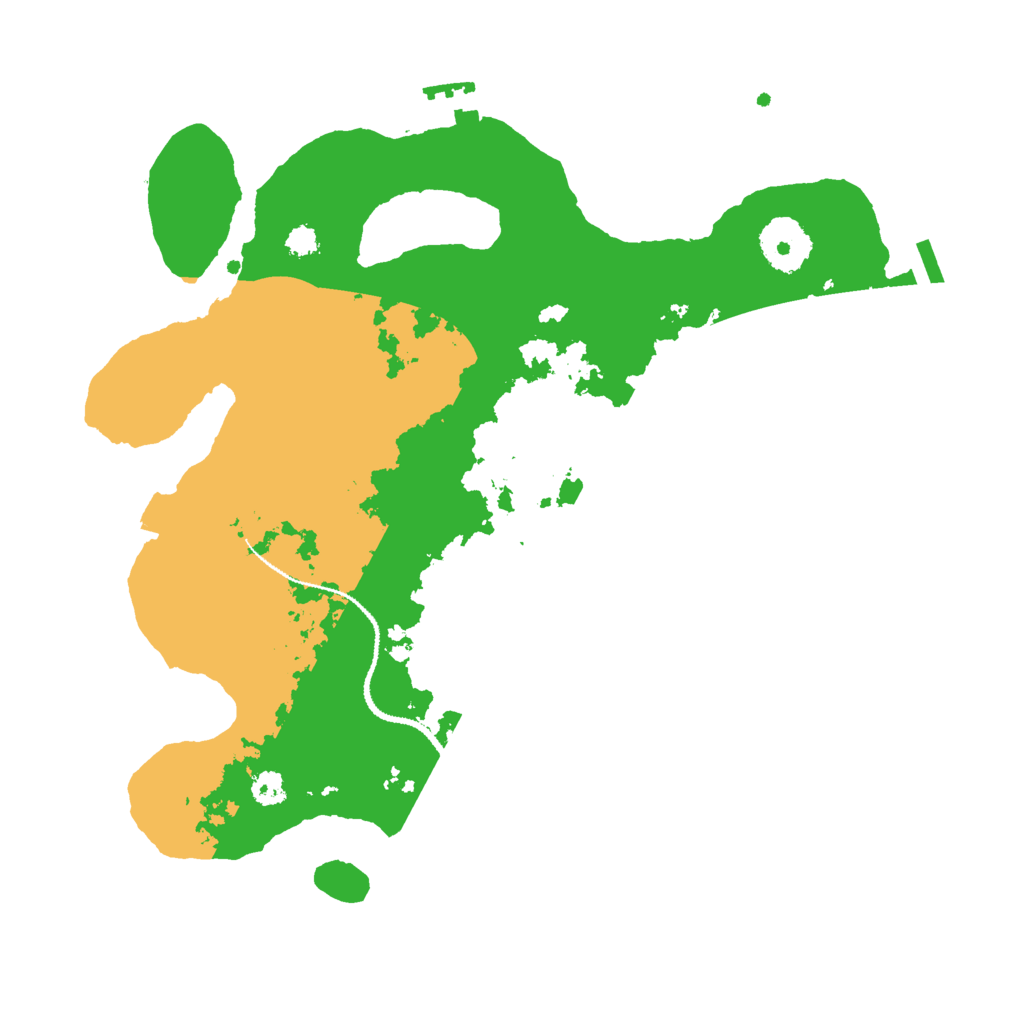 Biome Rust Map: Procedural Map, Size: 3000, Seed: 4524637